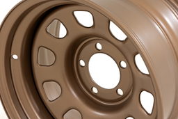 Bronze 10-Slot D-Window Steel Wheel — Part RC51-7873B, view 5, Rough Country