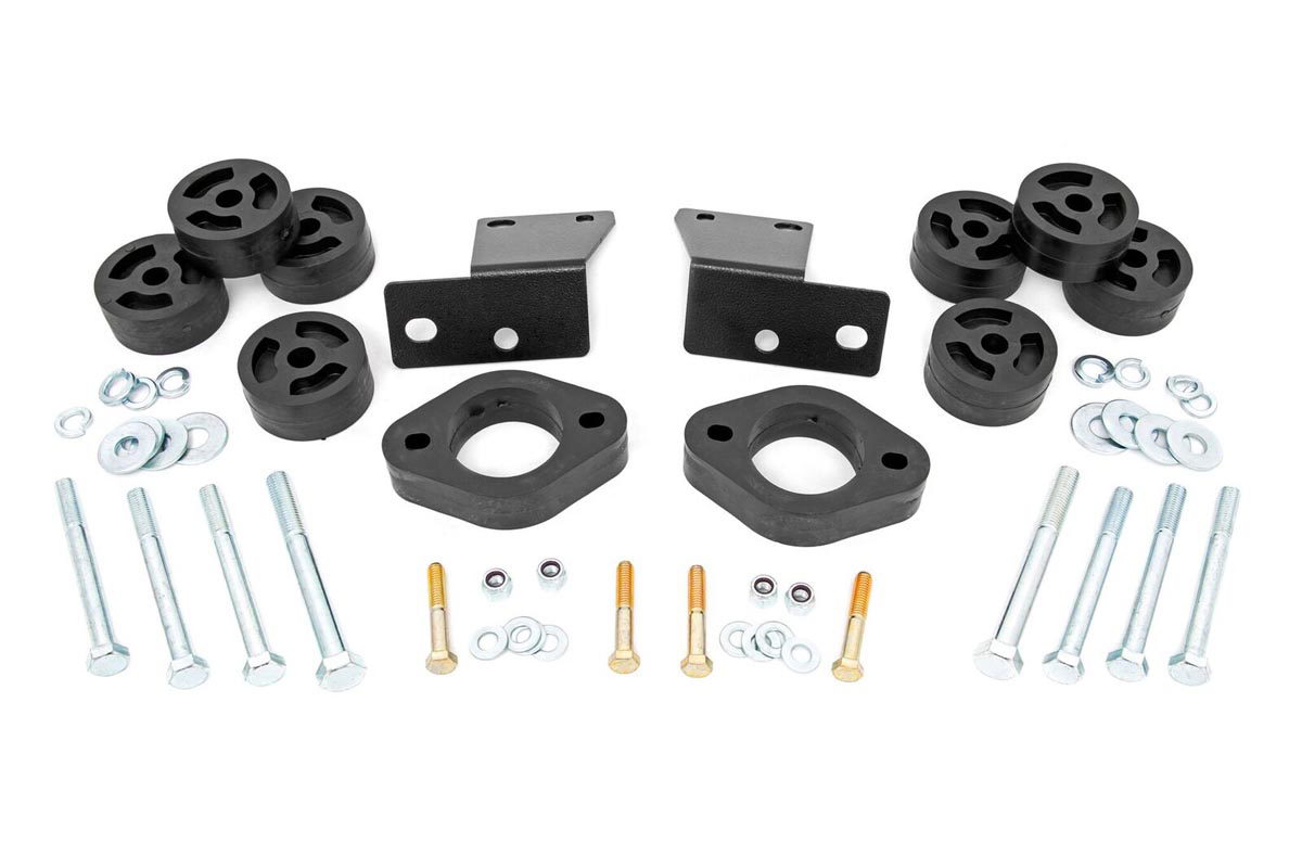 Rough Country 1.25-Inch Body Lift Kit for 2018–2025 Jeep Wrangler 4WD