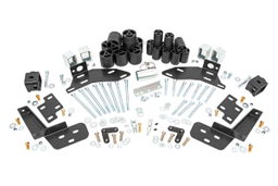 Body Lift Kit with Bumper Relocation Brackets, Rough Country RC703