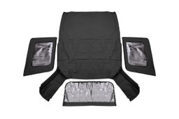 Soft Top in Black Denim for Jeep Wrangler 2-Door (2007-2009) — Rough Country RC85240.35