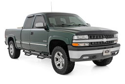 Nerf Steps for Extended Cab Models with 6'7" Bed, Rough Country RCC9989QCB