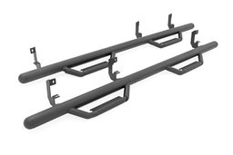 Drop Nerf Steps for Ram 1500 Crew Cab, 5'7" Bed (2019–2025), view 3, Rough Country RCD1980CCB