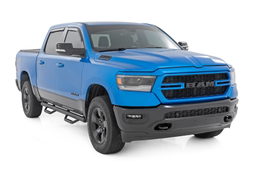 Drop Nerf Steps for Ram 1500 Crew Cab, 5'7" Bed (2019–2025), Rough Country RCD1980CCB