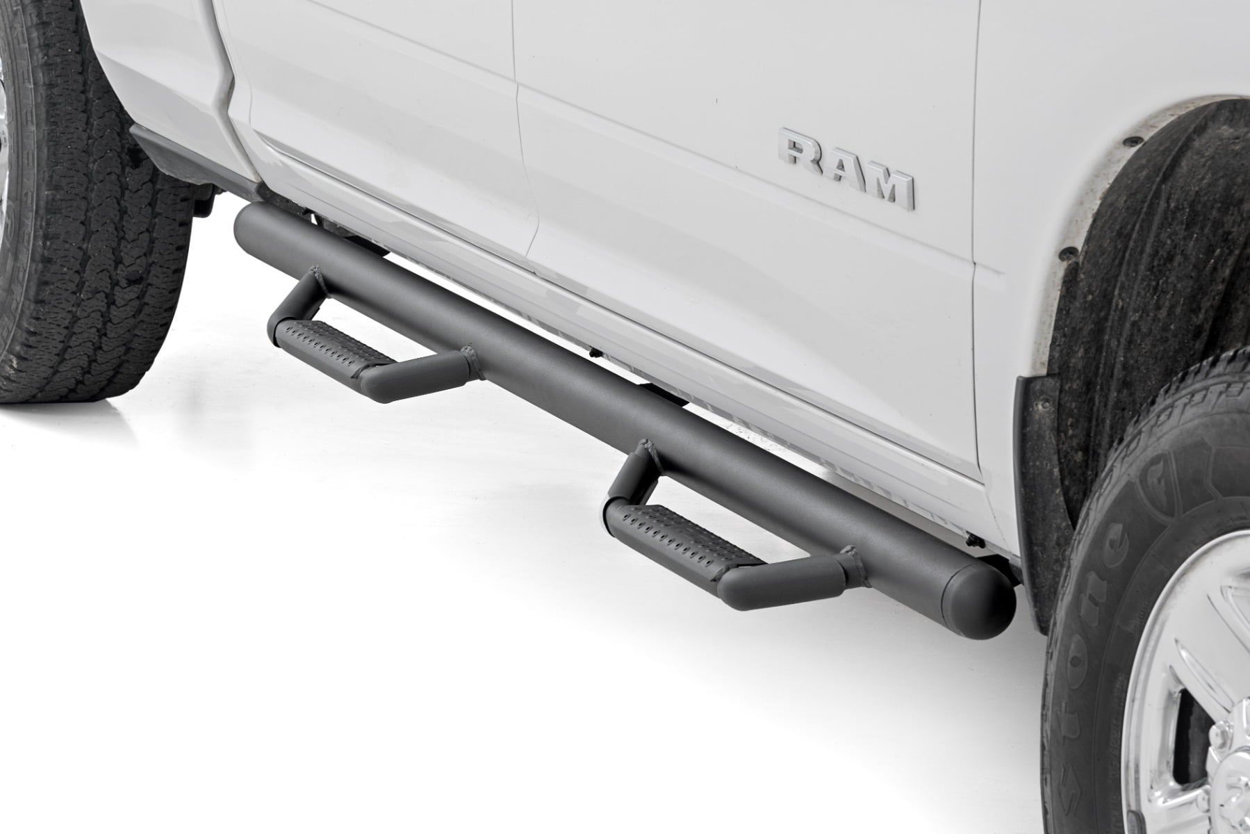 Rough Country Drop Step Nerf Steps for Crew Cab Trucks — All Bed Sizes