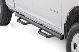 Drop Step Nerf Steps for Crew Cab Trucks — All Bed Sizes shown installed, Rough Country RCD2080CCB