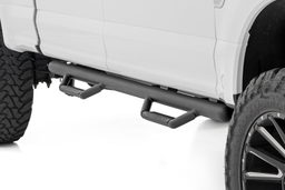 Drop Step Nerf Steps with Full-Length Main Bar — Part RCF1596CCB, view 3, Rough Country