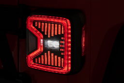 LED Tail Lights for Jeep Wrangler 4WD (2019-2025), view 6, Rough Country RCH5900