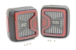 LED Tail Lights for Jeep Wrangler 4WD (2019-2025), Rough Country RCH5900