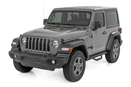 Nerf Steps for 2019–2025 Jeep Wrangler 4WD (2-Door), view 3, Rough Country RCJ1846B