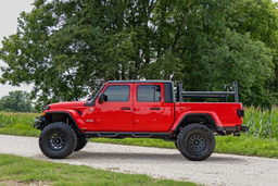 Nerf Steps with Stone Guards for 2020–2025 Jeep Gladiator 4WD, view 6, Rough Country RCJ1980TB