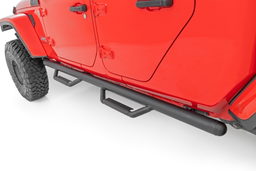 Nerf Steps with Stone Guards for 2020–2025 Jeep Gladiator 4WD, Rough Country RCJ1980TB