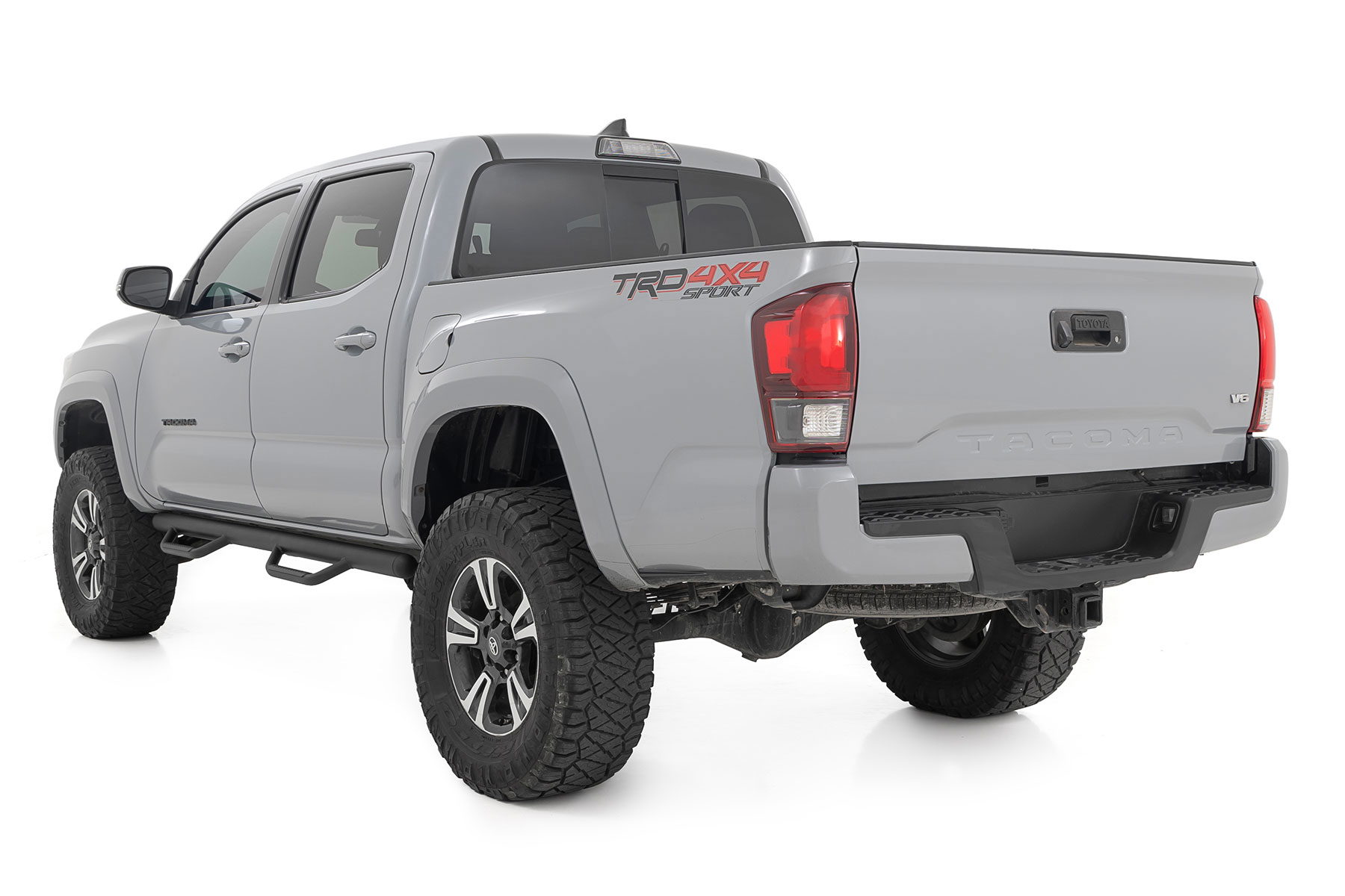Nerf Step Bars for Toyota Tacoma Double Cab (2005-2023), Rough Country RCT0580CCB