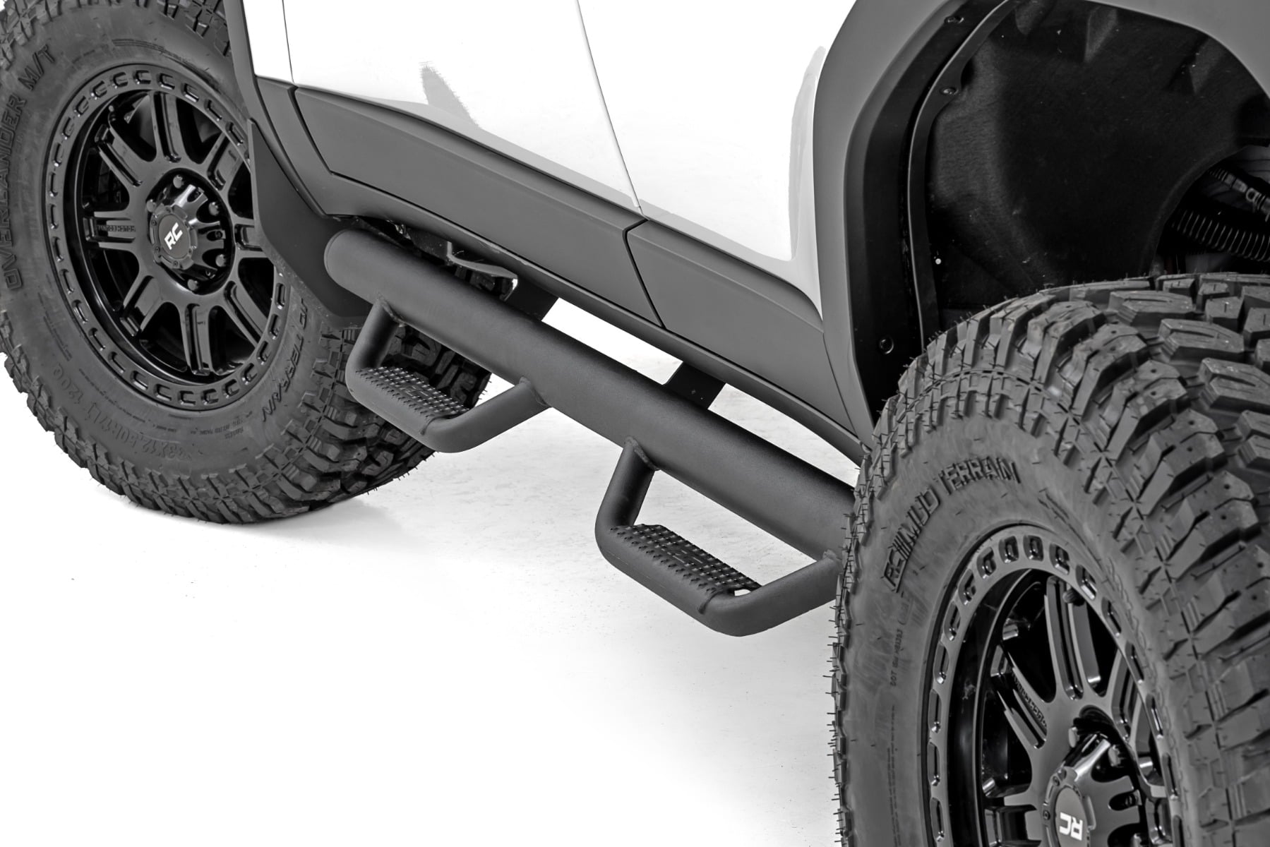 Rough Country Nerf Steps with Stone Guards for 2024-2025 Toyota Land Cruiser AWD