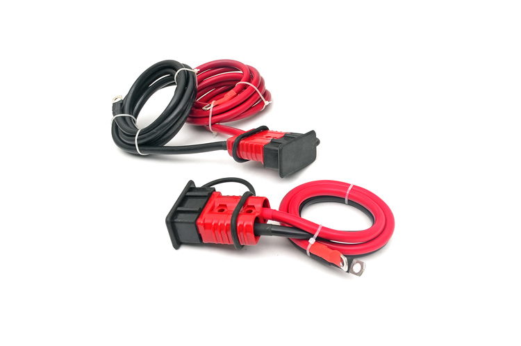 Rough Country Winch Power Cable with 2-Gauge Copper Wiring