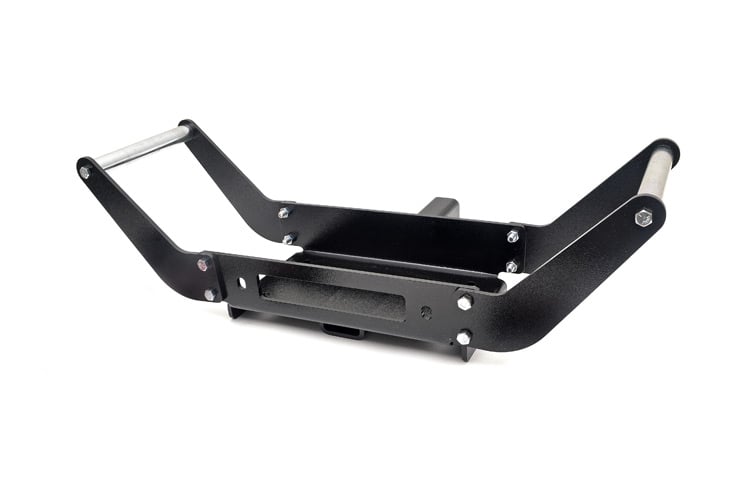 Rough Country Receiver Winch Cradle with 4.5 x 10 Inch 4-Bolt Mount