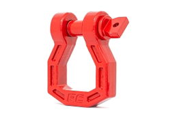 Forged D-Ring Shackles with Red Pin (Pair), view 3, Rough Country RS119
