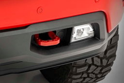 Forged Red Tow Hooks for 2019–2022 Chevy Silverado 1500, view 5, Rough Country RS132