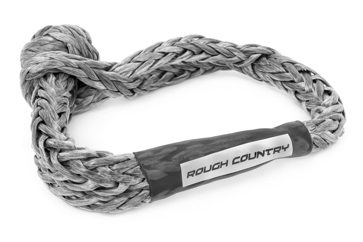Rough Country Soft Shackle — 7/16-Inch HMPE Rope, 34,000 lb Break Strength