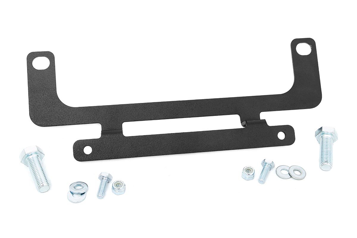 Rough Country Winch License Plate Relocation Bracket