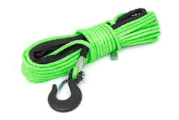 50-Foot 1/4-Inch Synthetic Winch Rope with Clevis Hook, view 2, Rough Country RS142