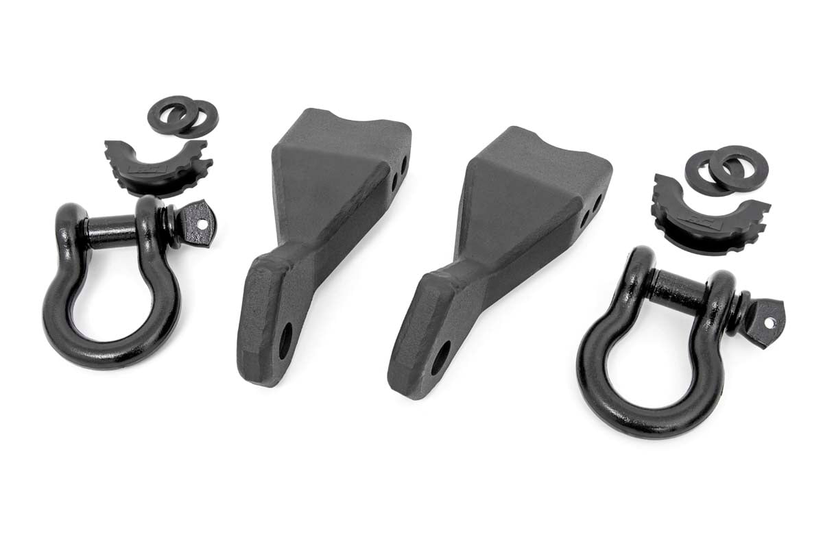 Rough Country Tow Hook to D-Ring Conversion Kit, 2019-2025 Silverado 1500
