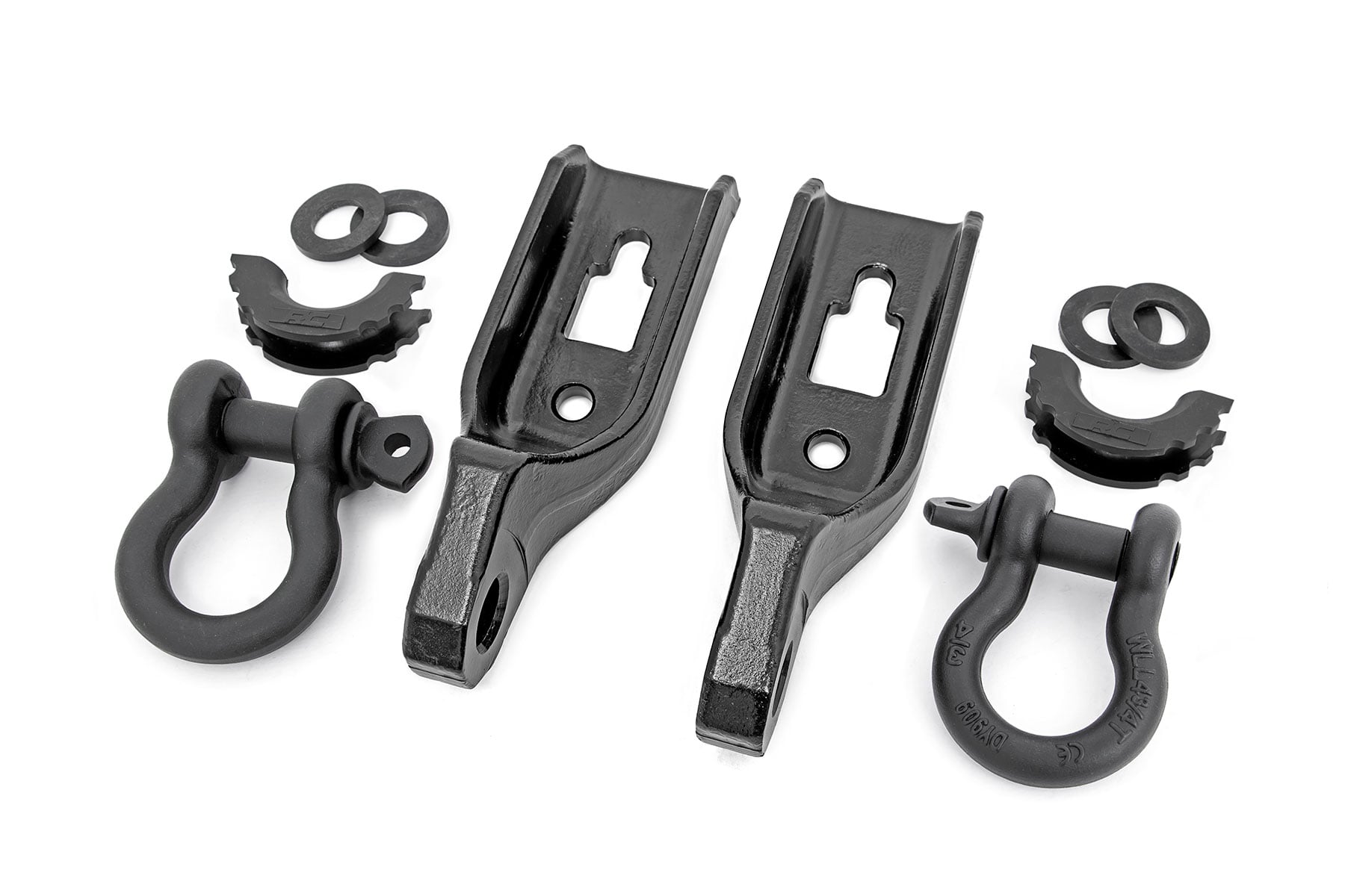 Rough Country Tow Hook D-Ring Mount Kit for 2009-2025 Ford F-150