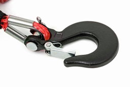50 ft 1/4-Inch Synthetic Rope with Clevis Hook (7,000 lb Rated), view 2, Rough Country RS161