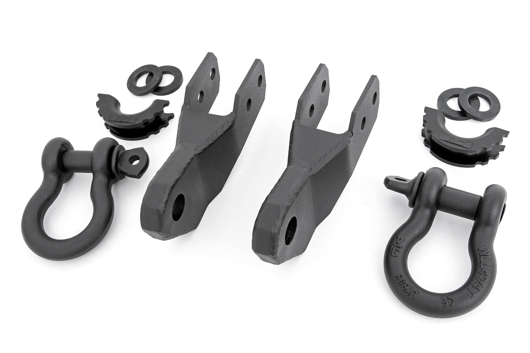 Rough Country Tow Hook to Shackle Bracket Kit for 2015–2022 Colorado