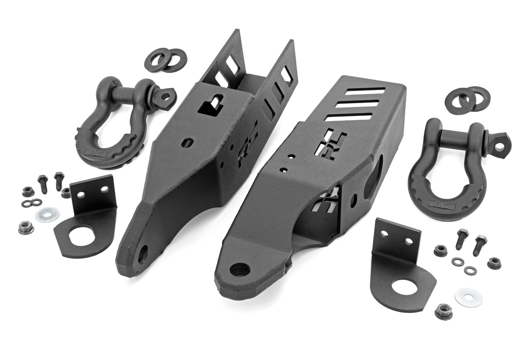 Tow Hook D-Ring Combo Kit for 2021-2025 Ford Bronco, Rough Country RS172