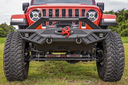 Multi-Function Winch Cleat, Anodized Red 6061 Aluminum, view 2, Rough Country RS175R