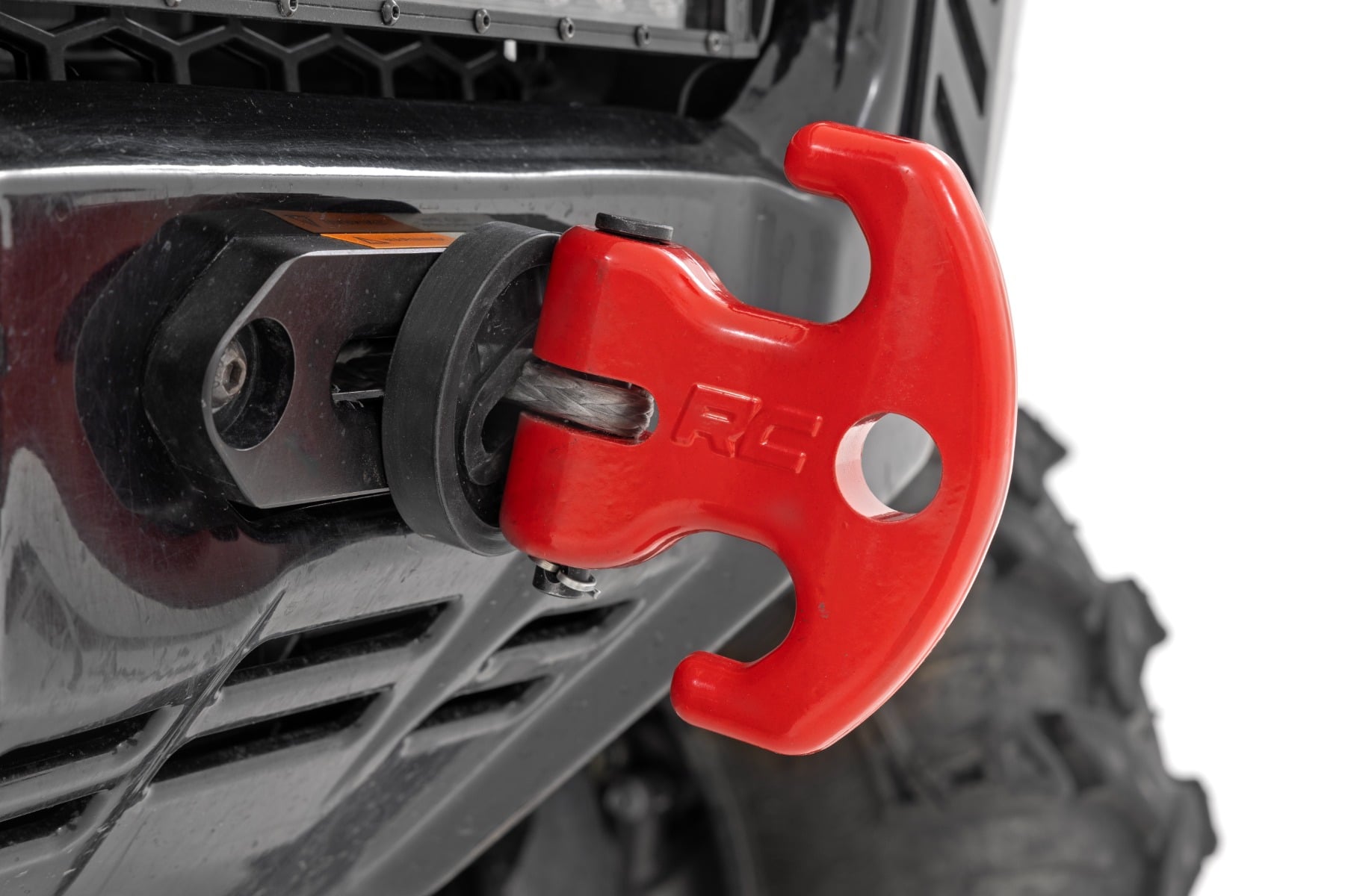 Rough Country UTV Multi-Function Winch Cleat, Anodized Red