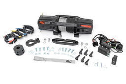 6500 lb Winch with Synthetic Rope and Wireless Remote, Rough Country RS6500SA