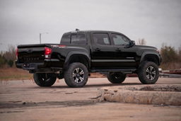 Black Onyx Fender Flares for 2016–2023 Toyota Tacoma, view 5, Rough Country S-T11621-202