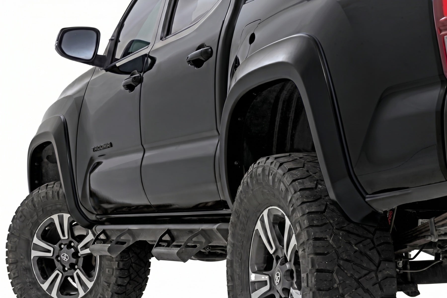 Rough Country Black Onyx Fender Flares for 2016–2023 Toyota Tacoma
