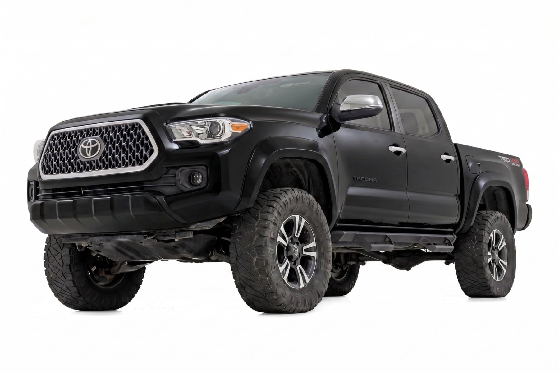 Black Onyx Fender Flares for 2016–2023 Toyota Tacoma, Rough Country S-T11621-202