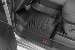Crew Cab Floor Mats, Carpeted Floors Only, view 2, Rough Country SM2161