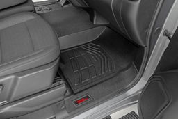 Crew Cab Floor Mats, Carpeted Floors Only, view 5, Rough Country SM2161