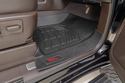 Crew Cab Floor Mats, Carpeted Floors Only, view 6, Rough Country SM2161