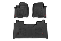 Sure-Fit Crew Cab Floor Mats, Bucket or Bench, Rough Country SM21612