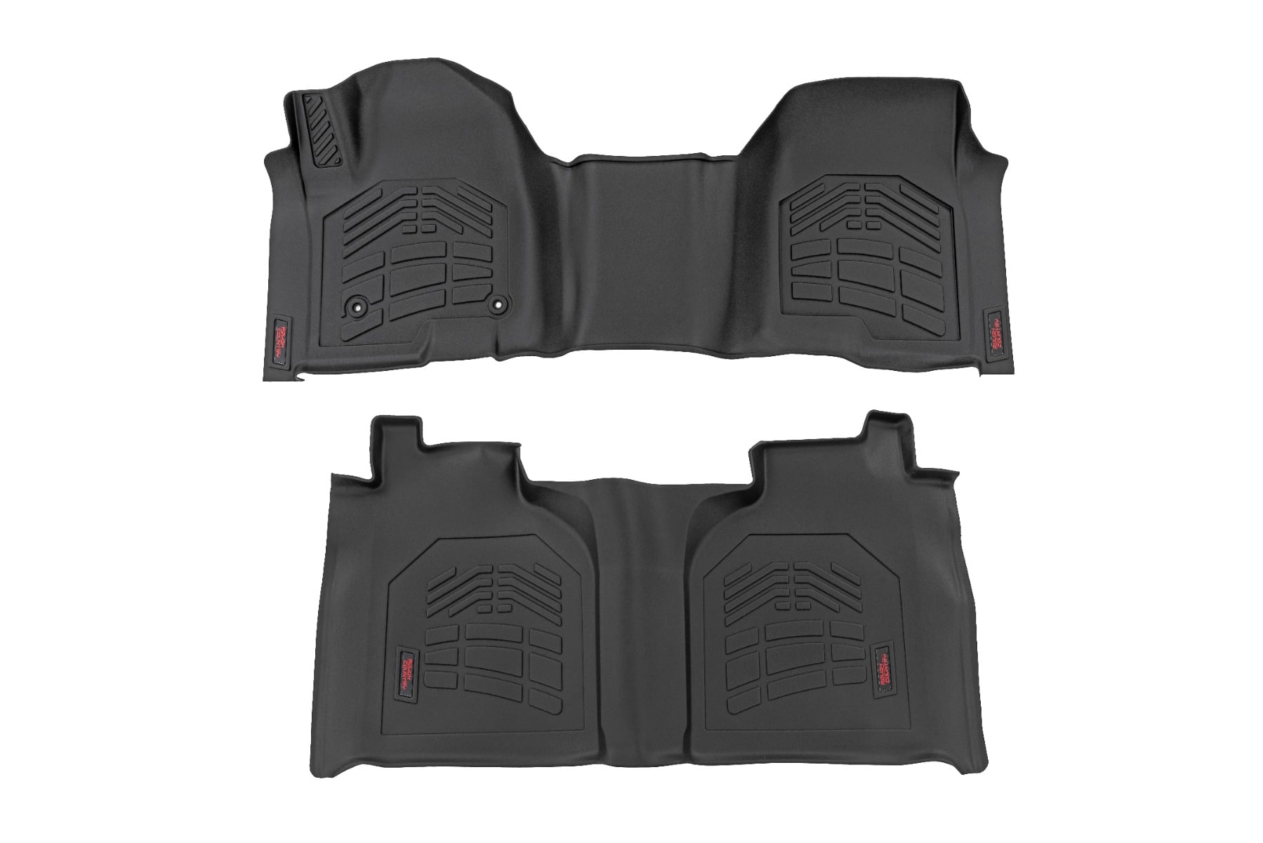 Rough Country Sure-Fit Floor Mats for Crew Cab Trucks