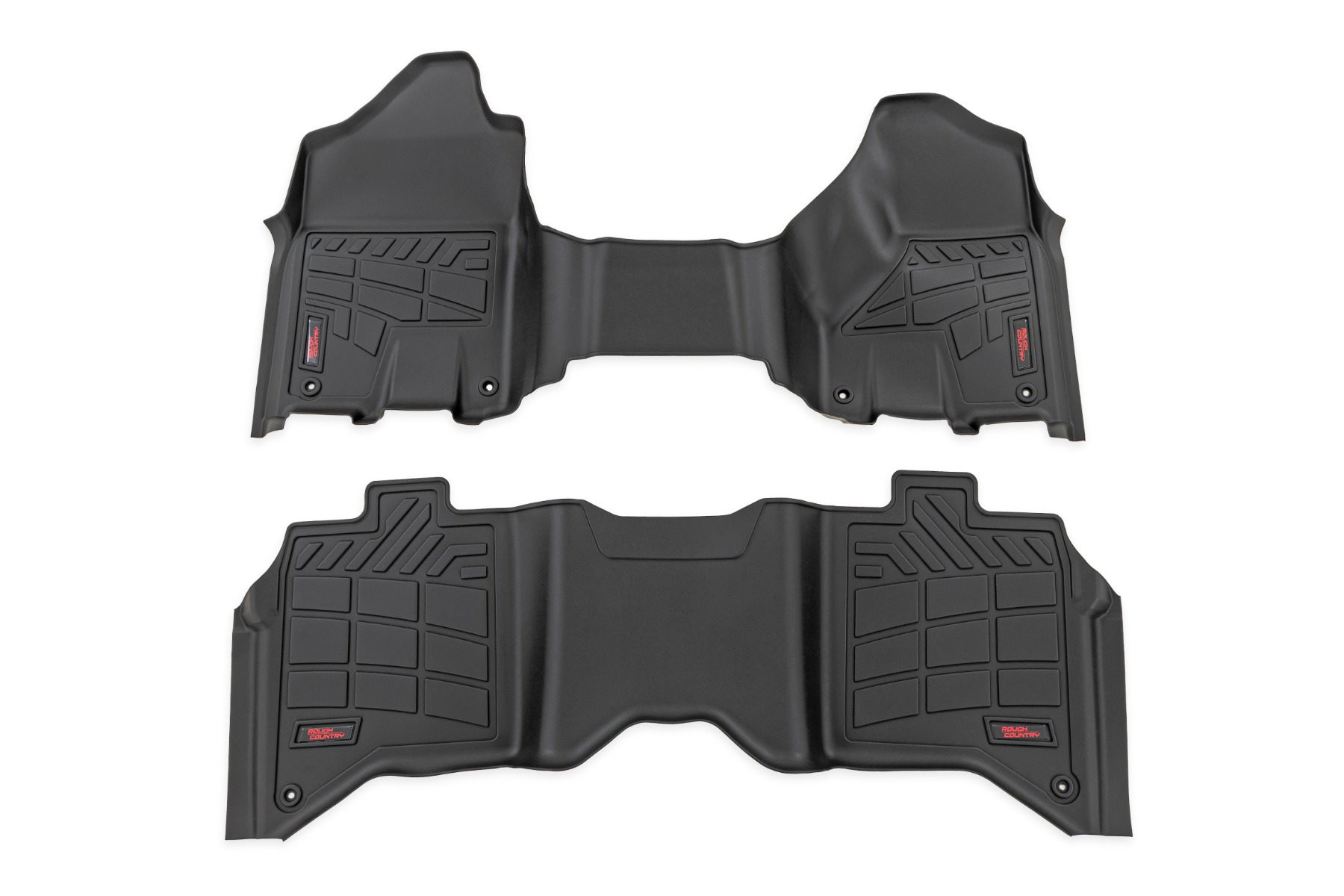 Rough Country Sure-Fit Floor Mats for Ram 2500 & 3500 Crew Cab