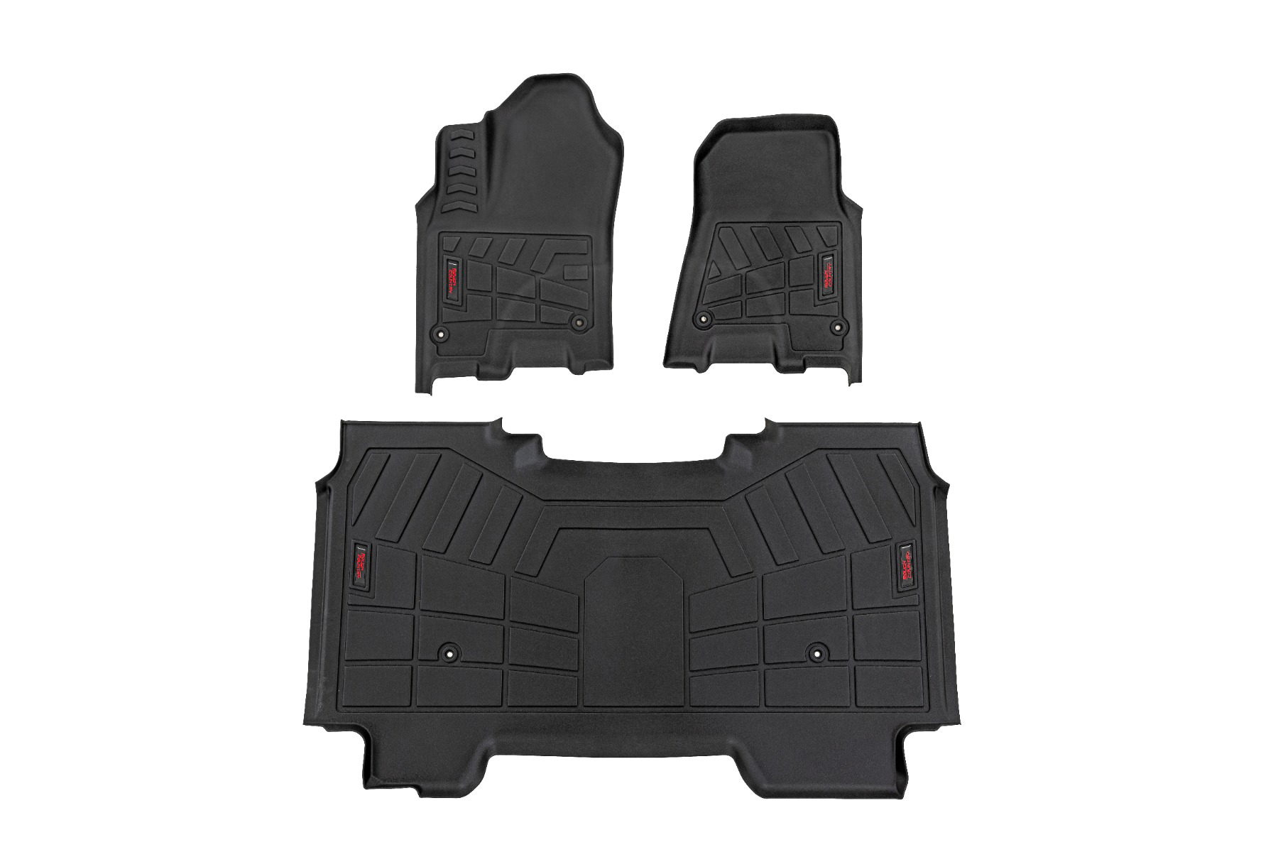 Rough Country Sure-Fit Floor Mats for 2025 Ram 1500 Crew Cab