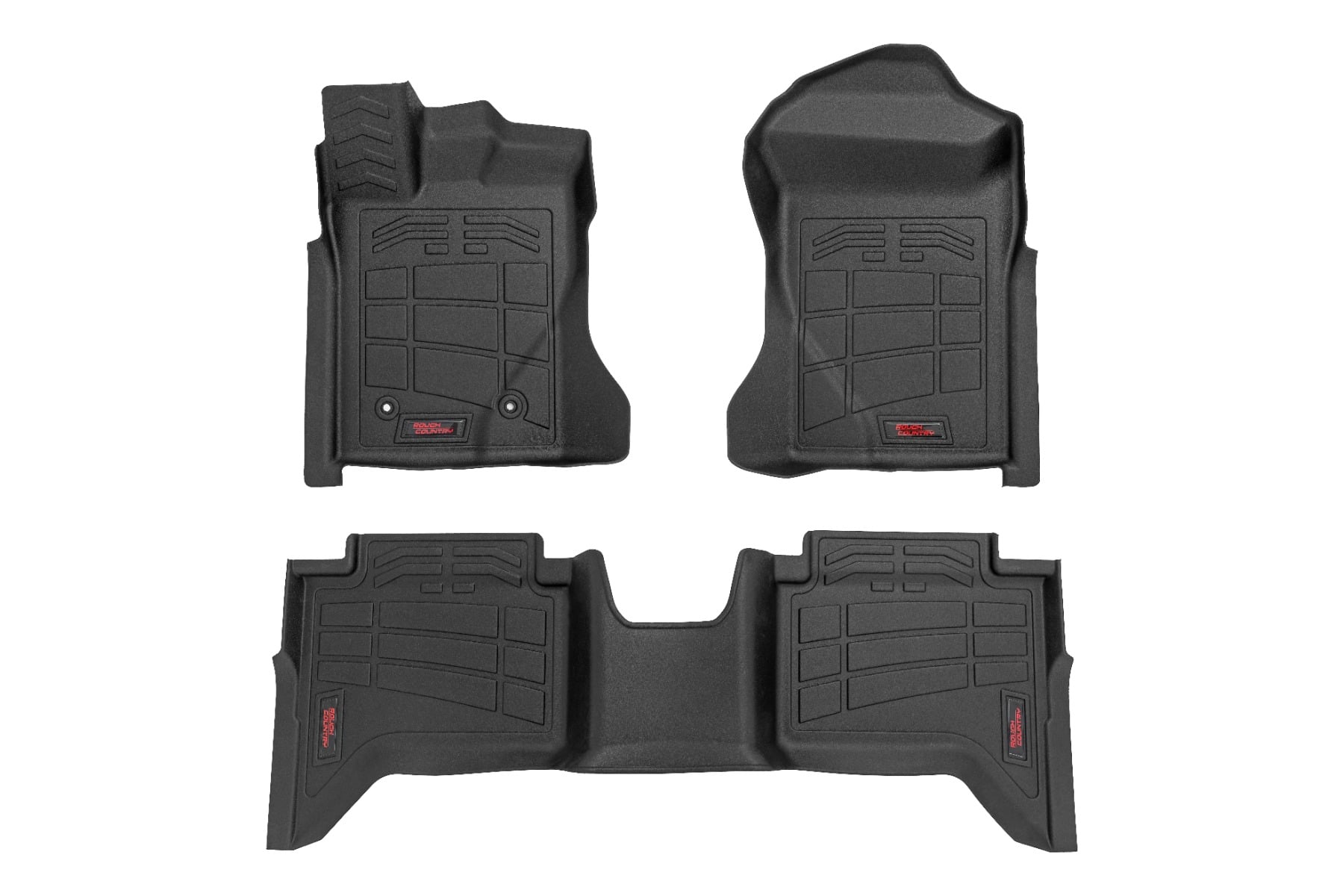 Rough Country Sure-Fit Crew Cab Floor Mats for Ford Ranger