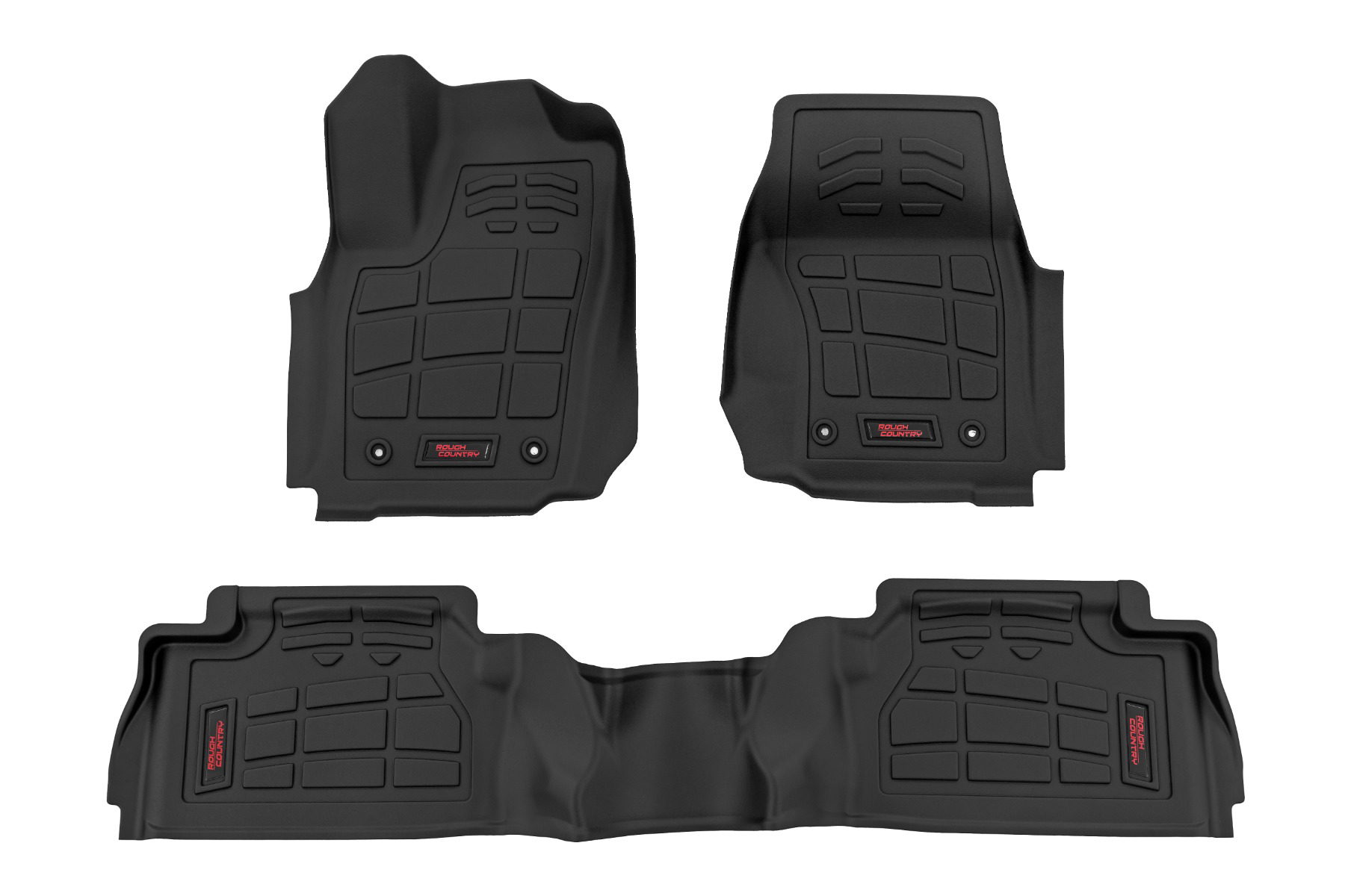 Rough Country Sure-Fit Floor Mats for 2024-2025 Tacoma TRD Pro 4WD