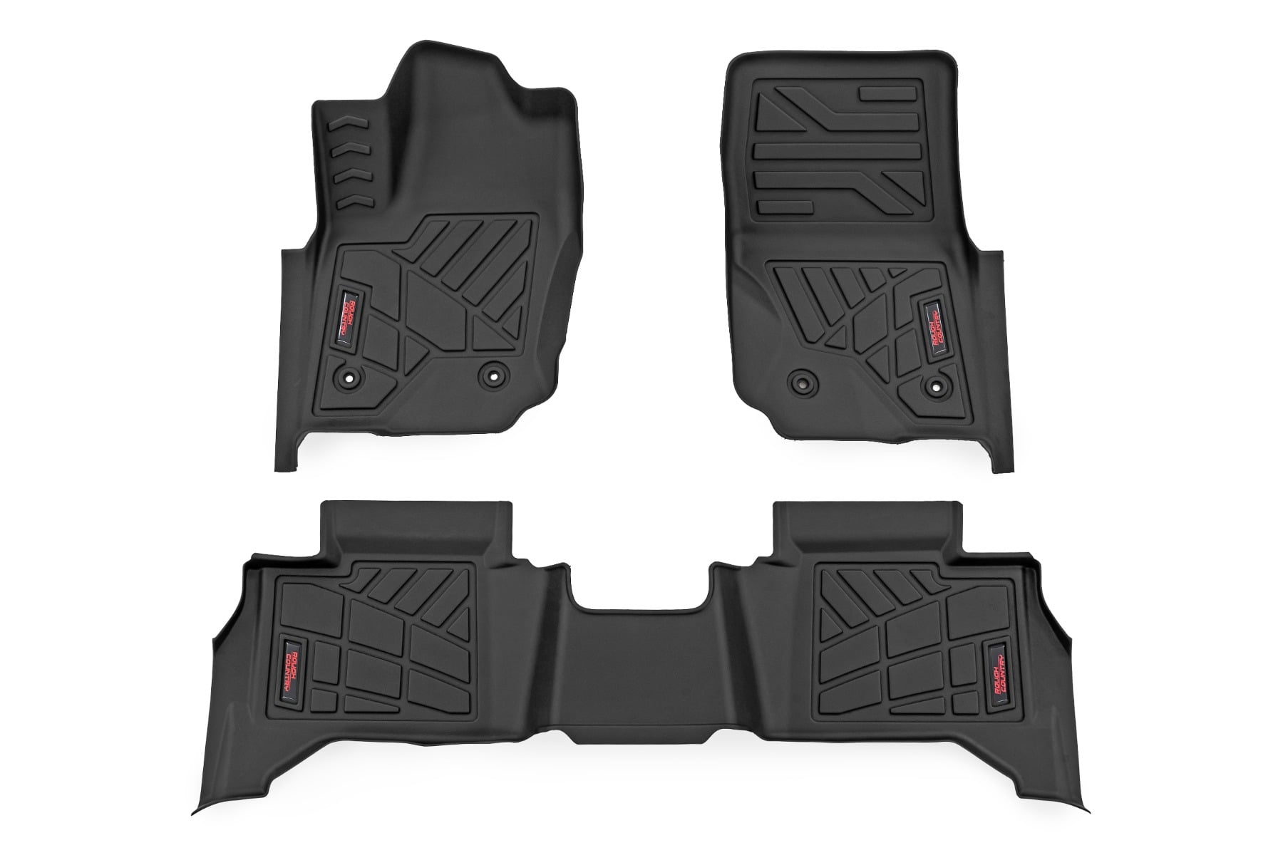 Rough Country Sure-Fit Floor Mat Set for Toyota 4Runner
