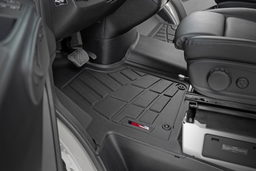 Sure-Fit Floor Mats for 2019-2025 Mercedes-Benz Sprinter shown installed, Rough Country SM91901