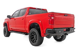 70" HD2 Aluminum Running Boards for Chevy 1500 / 2500 HD Crew Cab, view 2, Rough Country SRB01900B