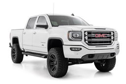 62-Inch HD2 Aluminum Running Boards with Chevy Brackets, Rough Country SRB071777A