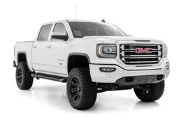 70-Inch HD2 Aluminum Running Boards for Crew Cab Chevy 1500/2500 HD, Rough Country SRB071785A