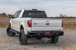 76-Inch HD2 Aluminum Running Boards for 2009–2014 Ford F-150 SuperCrew, view 5, Rough Country SRB091491A